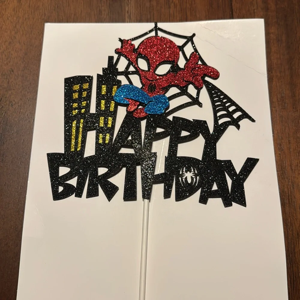 Spider-Man cake topper